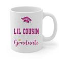 Super Proud Little Cousin Of 2025 Graduate Graduation Family Premium Tri-Blend Graphic Print Coffee Mug
