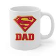 Superman Super Dad Graphic Print Coffee Mug Superman Super Dad Graphic Print Coffee Mug