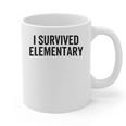 I Survived Elementary Graduation School Student Graphic Print Coffee Mug