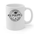 I Survived My Husband's Masters Degree Funny 2023 Graduation Graphic Print Coffee Mug