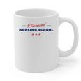 Survived Nursing School Graduation Student Graphic Print Coffee Mug