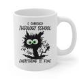 I Survived Theology School Graduation 2025 Graphic Print Coffee Mug