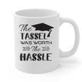 The Tassel Was Worth The Hassle Shirt Graduation TShirt Graphic Print Coffee Mug