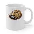 Timid Turtle Cute Introvert Misanthropic Antisocial Graphic Print Coffee Mug