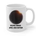 Total Solar Eclipse April 2024 Sky Watcher Memory Graphic Print Coffee Mug