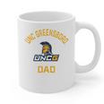 UNC Greensboro UNCG Spartans Arched Dad Graphic Print Coffee Mug