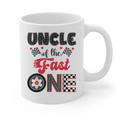 Uncle Of The Fast One Car Racing Dad 1St Birthday Boy Graphic Print Coffee Mug