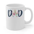 Unicorn Dad Birthday Shirt Matching Family Party Tee T-Shirt Graphic Print Coffee Mug