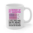 USA Flag With Pink And Black Ribbon In Memory Of My Daughter For Women Men Graphic Print Coffee Mug USA Flag With Pink And Black Ribbon In Memory Of My Daughter For Women Men Graphic Print Coffee Mug
