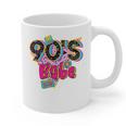 Vintage 90's Babe Party Back To 90s Cassette Nostalgia Premium Tri-Blend Graphic Print Coffee Mug