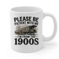 Vintage Be Patient With Me I'm From The 1900s Steam Train Graphic Print Coffee Mug