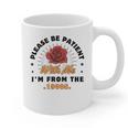Vintage Please Be Patient With Me I'm From The 1900s Funny Graphic Print Coffee Mug