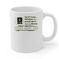 Vintage Proud Army Dad Camo American Flag Veteran Graphic Print Coffee Mug