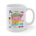 Vintage Retro 80's Baby 90's Made Me 1980s 1990s Nostalgia Premium Tri-Blend Graphic Print Coffee Mug