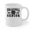Volleyball Senior Night Volleyball Senior 2025 Graduation 28 Graphic Print Coffee Mug