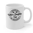 Warning Father Daughter Trip In Progress Trip With Dad Graphic Print Coffee Mug