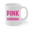 I Wear Pink In Memory Of My Grandma Breast Cancer Awareness Graphic Print Coffee Mug I Wear Pink In Memory Of My Grandma Breast Cancer Awareness Graphic Print Coffee Mug