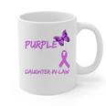 I Wear Purple In Memory Of My Daughter-In-Law Overdose Graphic Print Coffee Mug I Wear Purple In Memory Of My Daughter-In-Law Overdose Graphic Print Coffee Mug