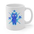 Yk2 Grunge Earthy Blue Cat With Stars Tomboy 90s Nostalgia Graphic Print Coffee Mug Yk2 Grunge Earthy Blue Cat With Stars Tomboy 90s Nostalgia Graphic Print Coffee Mug