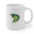 Youth Boy My Lucky Fishing-Shirt Bass Fish Dad Graphic Print Coffee Mug