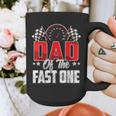 1 Year Old Racing Car Fast One Birthday 1st Family Dad Graphic Print Coffee Mug