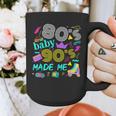 1980s 80's Baby 1990s 90's Made Me Birthday Nostalgia Vibes Graphic Print Coffee Mug
