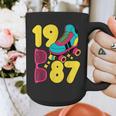 1987 Retro Raised In The 80s Old School Nostalgia Vibes Graphic Print Coffee Mug