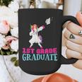 1st Grade Graduation Dabbing Unicorn Lover T-Shirt Kids Graphic Print Coffee Mug