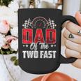 2 Year Old Racing Car Two Fast Birthday 2nd Family Dad Graphic Print Coffee Mug
