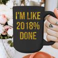 2018 Done High School Senior Graduation New Years Eve Shirt Graphic Print Coffee Mug