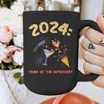 2024 Year Of The Introvert New Year Adventures Graphic Print Coffee Mug 2024 Year Of The Introvert New Year Adventures Graphic Print Coffee Mug