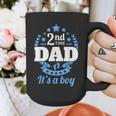 2nd Time Dad It's A Boy Dad Again Second Baby Announce Graphic Print Coffee Mug