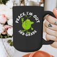 3rd Grade Graduation Promotion Peace I'm Out Last Day Graphic Print Coffee Mug