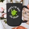 4th Grade Graduation Promotion Peace I'm Out Last Day Graphic Print Coffee Mug