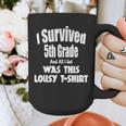 5th Fifth Grade Graduation Shirt Boy Girl Graduate Education Graphic Print Coffee Mug