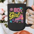 80's Girl Roller Skates Skating Eighties 1980s Nostalgia Graphic Print Coffee Mug