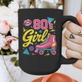 80's Girl Roller Skates Skating Eighties 1980s Nostalgia Graphic Print Coffee Mug