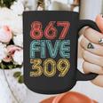 8675309 Retro Vintage 80's 90's Music Nostalgia Graphic Print Coffee Mug