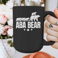 Aba Bear For Jewish Dad With Four Kids On Father's Day Graphic Print Coffee Mug Aba Bear For Jewish Dad With Four Kids On Father's Day Graphic Print Coffee Mug