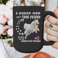 American Eskimo Dog Mom Eskie Dad Art Eskie Lover Quote Graphic Print Coffee Mug