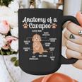 Anatomy Of A Cavapoo Dog Cavapoo Owner Cavapoo Dad Graphic Print Coffee Mug
