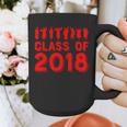 & Red Class Of 2018 Senior GraduationShirt Graphic Print Coffee Mug
