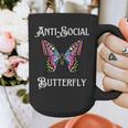 Antisocial Butterfly Aesthetic Introvert For Women Men Graphic Print Coffee Mug