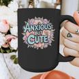 Anxious But Cute Introvert Floral Social Anxiety Graphic Print Coffee Mug Anxious But Cute Introvert Floral Social Anxiety Graphic Print Coffee Mug