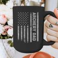 Archery Dad America US Flag Patriot Vintage Archer Graphic Print Coffee Mug