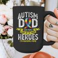 Autism Dad Some People Look Up To Their Heroes Autism Graphic Print Coffee Mug