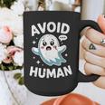 Avoid Humans Cute Kawaii Pastel Ghost Introvert Saying Graphic Print Coffee Mug Avoid Humans Cute Kawaii Pastel Ghost Introvert Saying Graphic Print Coffee Mug
