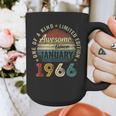Awesome Since January 1966 60 Year Old 60th Birthday Men Dad Graphic Print Coffee Mug