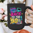 Back To The 90s Nostalgia Cassette Game Console Boombox Graphic Print Coffee Mug
