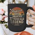 Back Legend Husband Dad Grandpa 77 Year Old 77th Birthday Graphic Print Coffee Mug